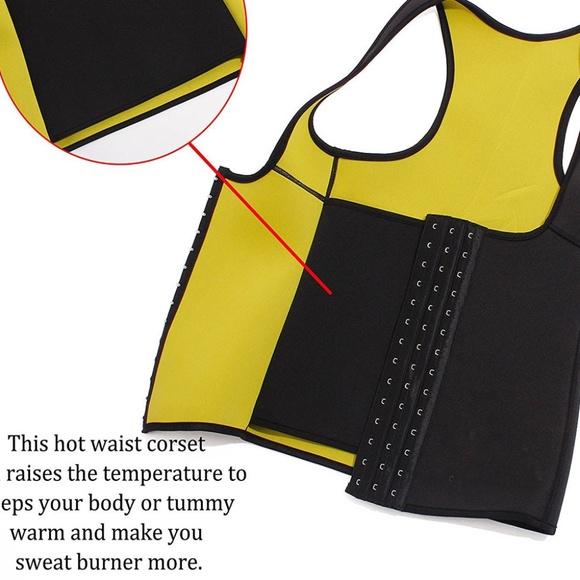 Neoprene 2 Layer Hook/Eye Slimming Vest-SOLD OUT - Picture 2 of 4